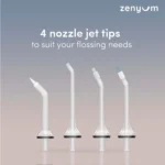 Zenyum Water Flosser Pro (White/Black/Pink) - Rechargeable, Dental Care, Water Resistant - Image 7