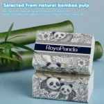【16 Packs】RoyoPanda Tissue Soft Original Bamboo Pulp 4-Ply Soft Facial Tissue 296 Sheets 140×175mm Best Choice for Wedding Goodies Tissue & Doorgift for home, royotissue - Image 7